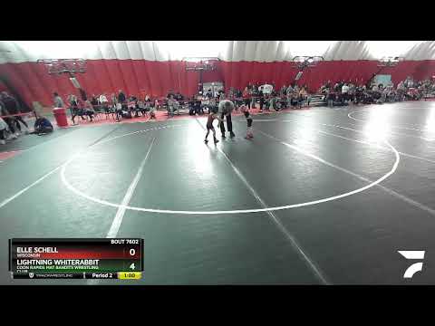32-41 Lbs Round 1 - Elle Schell, Wisconsin Vs Lightning Whiterabbit, Coon Rapids Mat Bandits Wrest