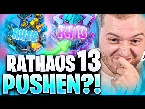 🤔😨JETZT SCHON RH LVL 13 im F2P + PASS Clash of Clans PROJEKT?!