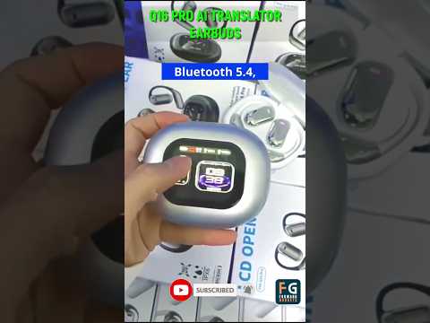 Q16 Pro AI Translation Earbuds | Real-Time Language Translator with 144 Languages #aigadgets