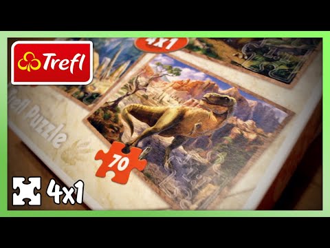 Trefl Dėlionė 207 vnt. - Dinozaurai video