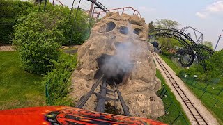 Demon POV 5K CLASSIC Arrow Dynamics Looper Six Flags Great America Gurnee, IL