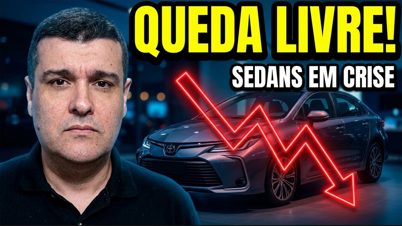 JÁ ERA? GRAVE CRISE dos SEDÃS! POR QUE O BRASIL DESISTIU desse TIPO DE CARRO?