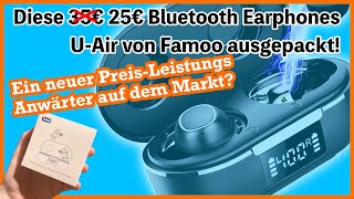Famoo U-Air Earphones Unboxing: Die neuen In-Ear Bluetooth Ohrhörer für unter 35€ ausgepackt!