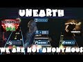 Unearth - We Are Not Anonymous - Rock Band 4 DLC Expert Full Band (June 20th, 2019)
