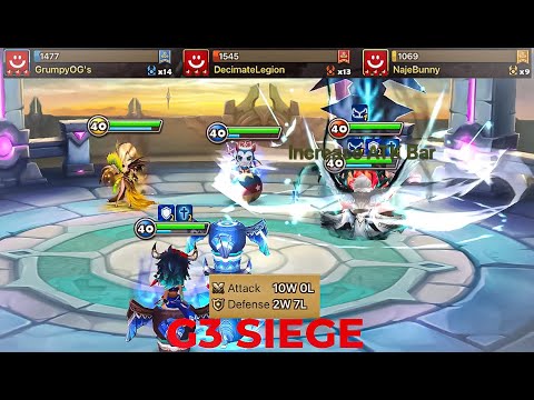 ARTAMIEL SAVES THE DAY!!! High G3 Siege v DecimateLegion v NajeBunny (Summoners War)
