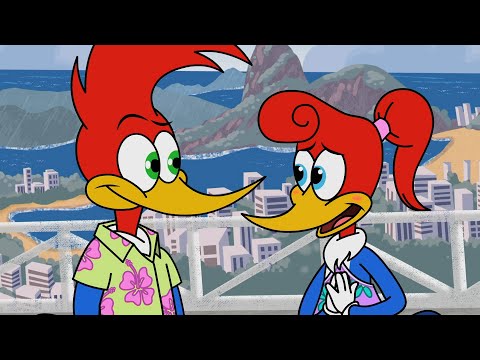 Capa de Pica-Pau | Pica-Pau visita o Rio de Janeiro | Desenhos Animados em Português