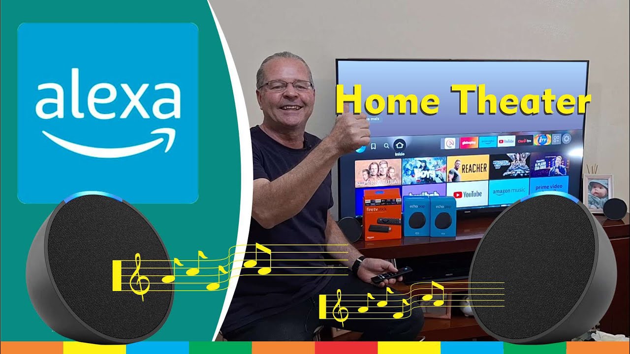 Modo home theater do FireTV, reproduza o áudio do dispositivo FireTV em seus dispositivos Echo.