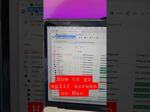 💻 How to go split screen on a Mac
