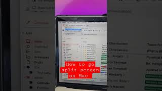💻 How to go split screen on a Mac