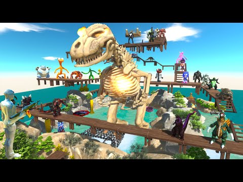 FPS AVATAR rescue mission AROUND SKELETON Godzilla  - ARBS
