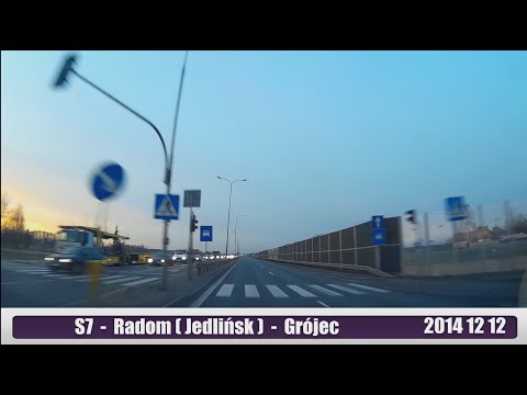 droga ekspresowa S7 Radom - Grójec wieczorową porą