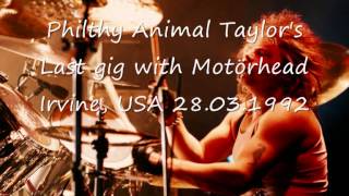 Motörhead - The One To Sing The Blues (Philthy Animal Taylor's Last gig) Live 1992