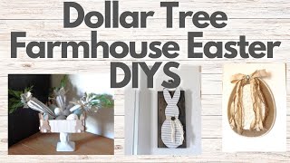 🐰DOLLAR TREE SPRING / EASTER DIYS / FARMHOUSE DIYS🐰