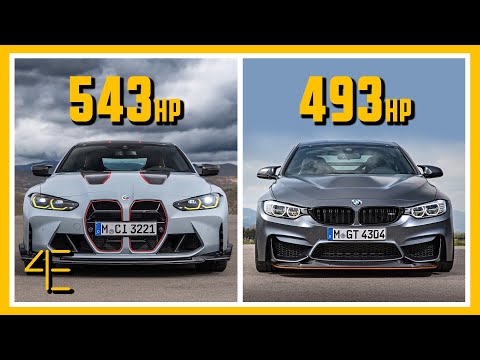 BMW M4 CSL vs BMW M4 GTS | Car Spec Comparison | 4enthusiasts