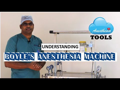 Anesthesia machine boyles apparatus