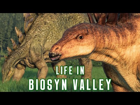 PIERCE AND THE STEGOSAURUS HERD: Life in Biosyn Valley Episode 18 [4k] - Jurassic World Evolution 2