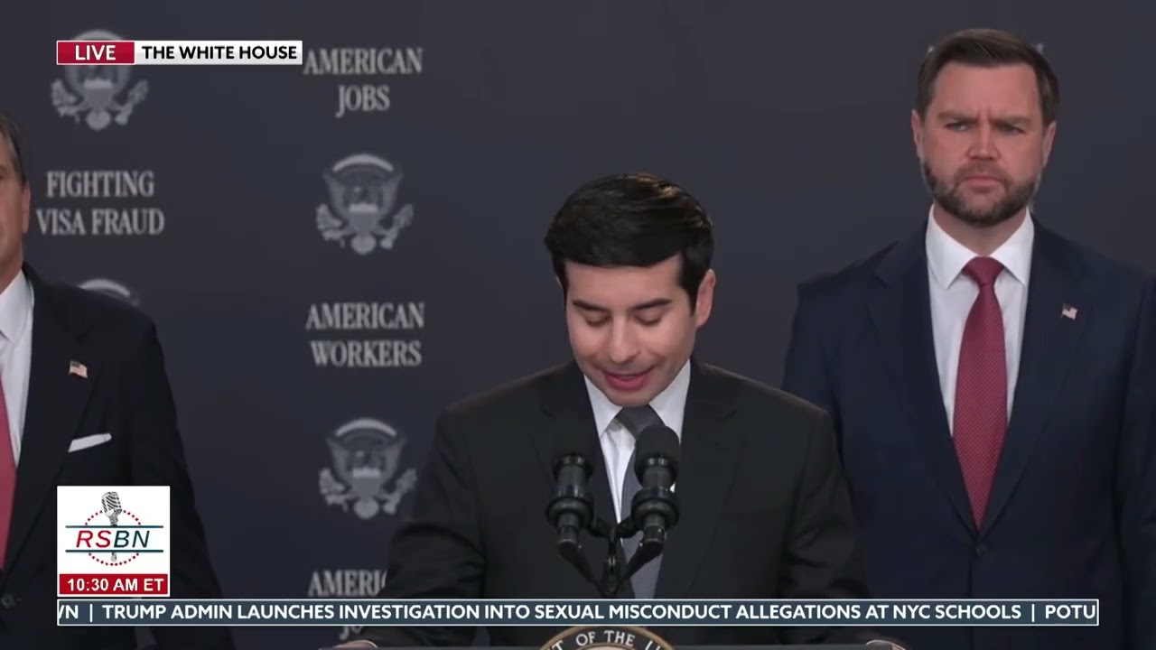 FULL EVENT: VP Vance Reveals Widespread H-1B Fraud in the United States - 10/08/26