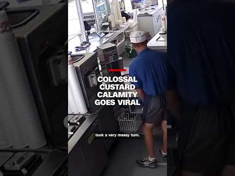 Colossal custard calamity goes viral