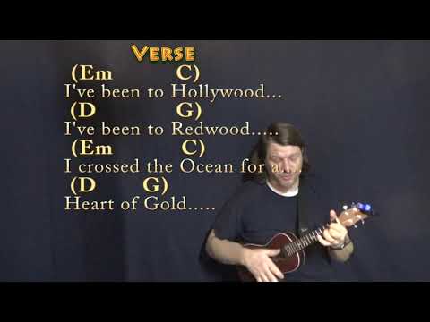 Heart of Gold (Neil Young) Ukulele Cover Lesson in G with Chords/Lyrics #neilyoungcover #ukulele