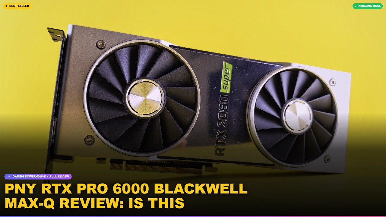 PNY RTX PRO 6000 Blackwell MAX-Q Review: Is This Workstation GPU Worth It? review video