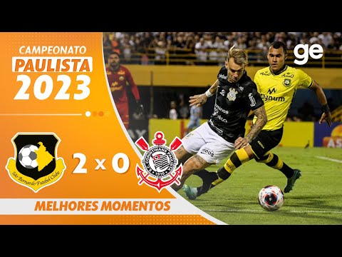 SÃO BERNARDO 2 X 0 CORINTHIANS | MELHORES MOMENTOS | 7ª RODADA DO PAULISTA 2023 | ge.globo