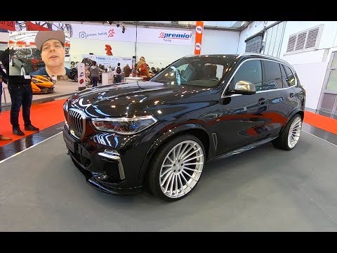 BMW X5 and X4 power SUV by Hamann tuning wheels and bodykit show cars walkaround W0048