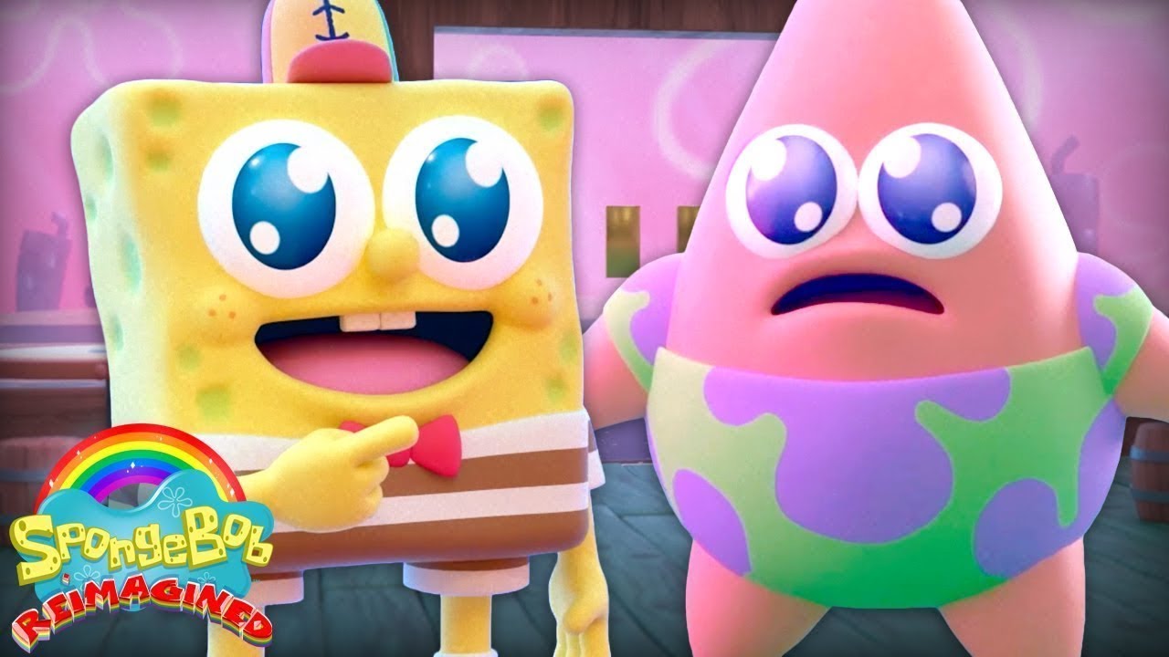 SpongeBob: Reimagined — If the Krusty Krab Hired Babies 👶 | "Krusty Krab Training Video" | SpongeBob: Reimagined
