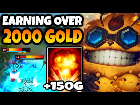 Money Printing Ziggs Mid actually works insanely well. Easily get 2000+ Gold  from just runes