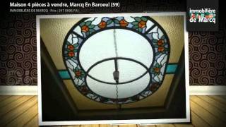 preview picture of video 'Maison 4 pièces à vendre, Marcq En Baroeul (59)'