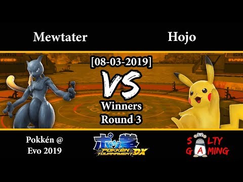 Pokkén @ Evo 2019 - Mewtater (Shadow Mewtwo) vs Hojo (Pikachu) WR3