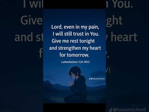 Finding Strength in Brokenness | Daily Night Prayer (Lamentations 3:22-23)