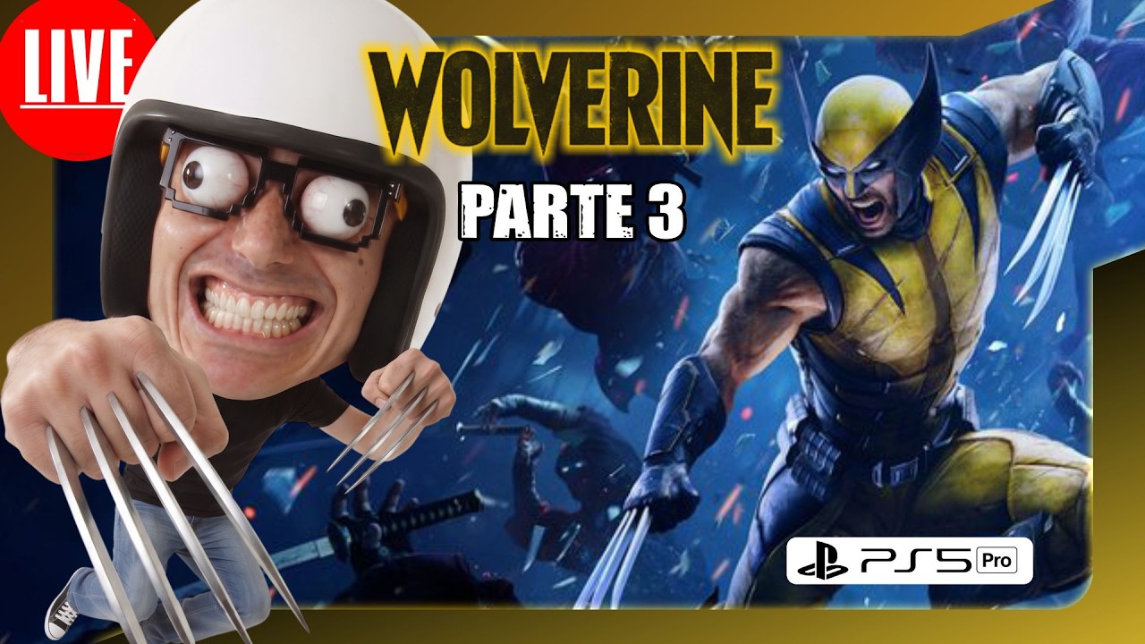 🎮🚨AO VIVO  - WOLVERINE - VOU ODIAR OU NÃO? - PARTE 3 - PS5 PRO #wolverine