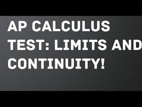 AP Calculus AB (Limit and Continuity) with Henry Vu
