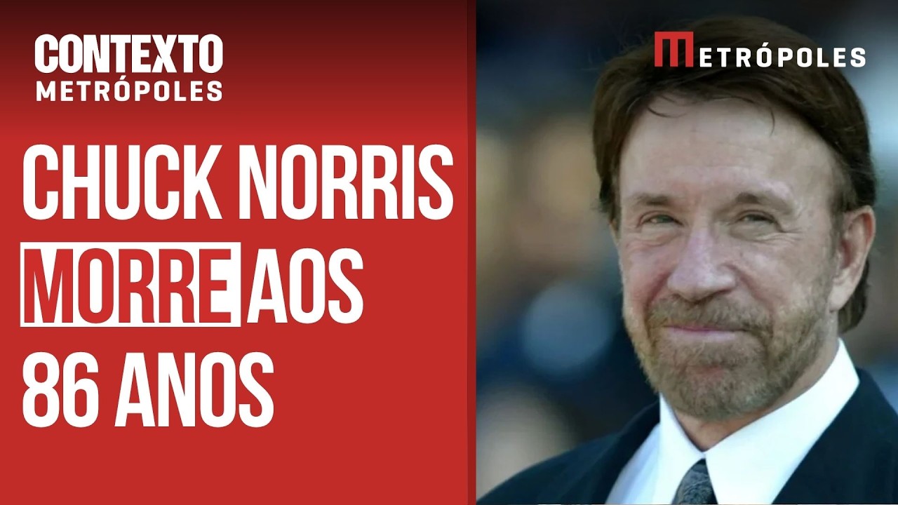Morre Chuck Norris, ator e lutador de artes marciais, aos 86 anos