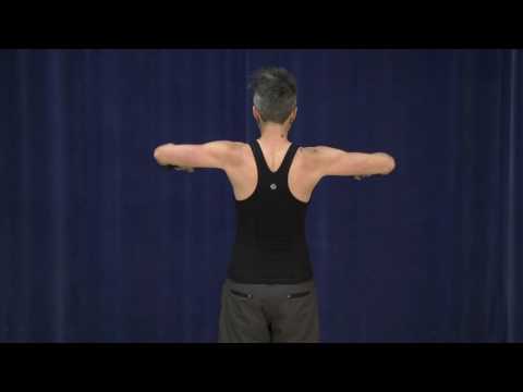 Shoulder abduction (standing)* - YouTube video thumbnail.