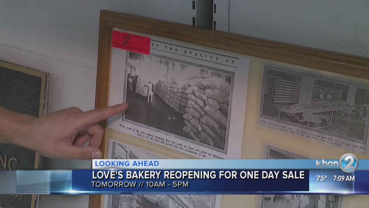 WakeUp2Day: Love’s Bakery reopens for a one-day sale with bread products and memorabilia  Pt.2