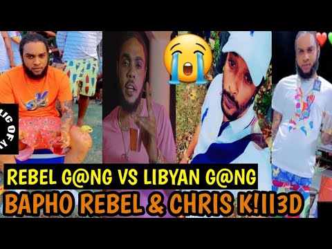 Teebone Upcoming Artist Bapho Rebel & Chris K!II in Rebel G@NG VS Libyan G@NG WÀR! in Montego Bay