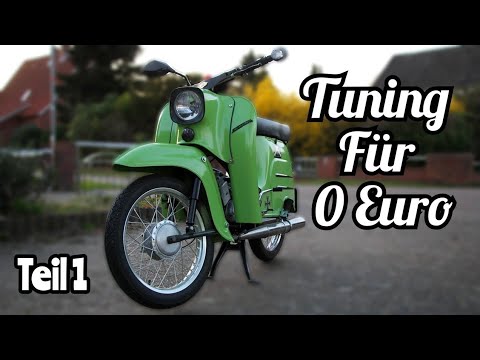 Simson Tuning for 0 Euro | Part 1 | Test drive and test bench | What can the Schwalbe do?
