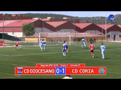 Resumen: CD Diocesano - CD Coria (2ª RFEF Gr.5 22/23)