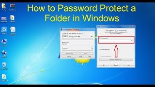 How to Password Protect a Folder in Windows 7 , 8, 10