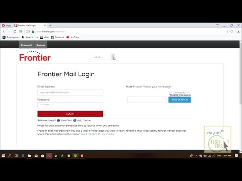 Frontier Mail Login Steps Tutorial Web Tech Tutorial