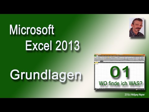 #01# Grundlagen Excel 2013 (Tutorial - Arbeitsfläche)