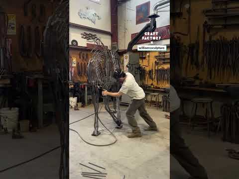 Creating Massive Animal Sculptures From Iron 🫎