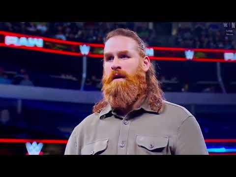 Kevin Owens Wearing Bret Hart Jacket WWE RAW NETFLIX ENTRANCE WITH SAMI ZAYN