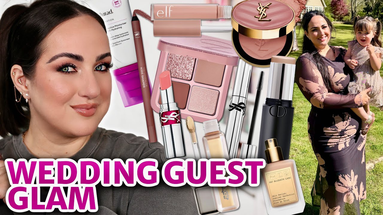 GRWM for My Friend’s Spring Wedding 🌸 Soft Glam That LASTS!