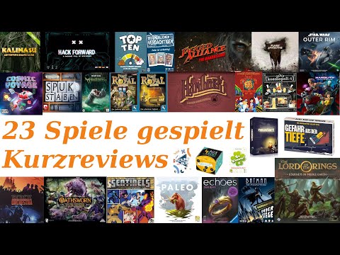 23 Spiele gespielt - Monatsrückblick und Urlaubsauswertung - Kurzreviews - Endlich Wochende 07/2022