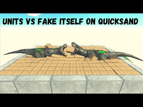 Units Vs FAKE Itself On Quicksand ARBS |Animal Revolt Battle Simulator