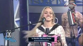 Presentación Musical de La Barbie del Acordeón En Buena Noche TV