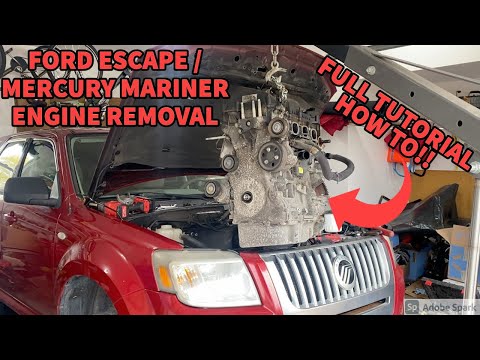 Thumbnail for Ford Escape / Mercury Mariner Engine Removal How To - 2.5 Liter - Low Compression - Through the Top by Ford Escape