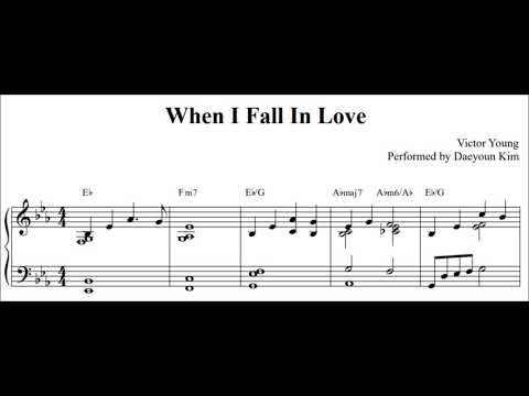 [ballad jazz piano] When I Fall In Love (sheet music)
